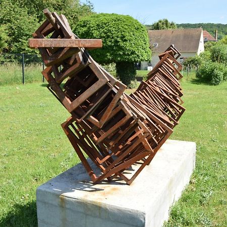 Gite Dans Parc De Sculptures - Gite "Pondichery" Port-Mort Экстерьер фото